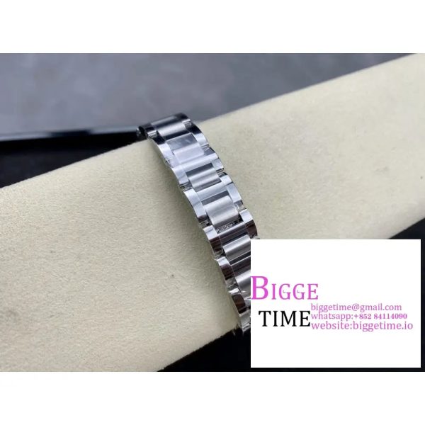 Ballon Bleu 33mm SS AF 1:1 Best Edition Pink Textured Dial on SS Bracelet A1853 - Image 8