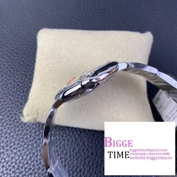 Ballon Bleu 42mm SS AF 1:1 Best Edition White Texture Dial on SS Bracelet A2824 - Image 8