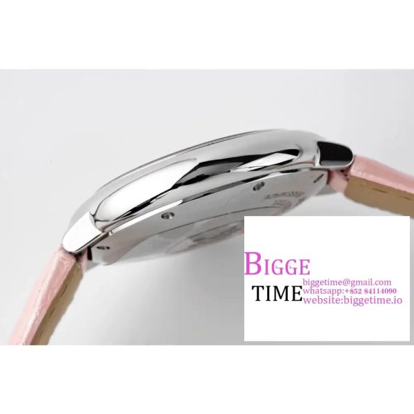 Ballon Bleu De Cartier 33mm Pink Dial Pink Leather Strap AF NH05A - Image 5