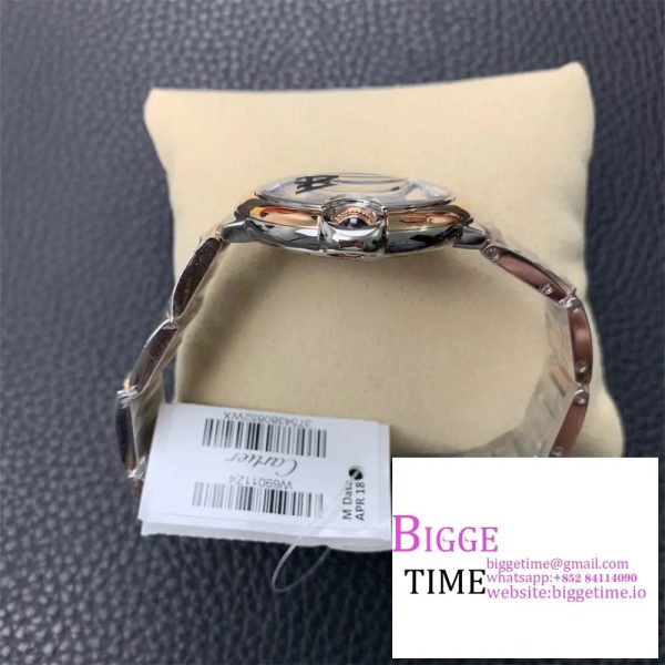 Ballon Bleu De Cartier 36mm RG/SS White Dial RG/SS Bracelet AF A2824 - Image 4