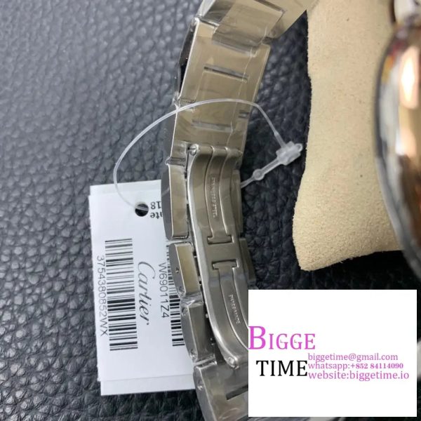 Ballon Bleu De Cartier 36mm RG/SS White Dial RG/SS Bracelet AF A2824 - Image 3
