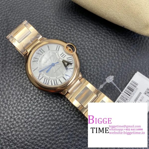 Ballon Bleu De Cartier 36mm RG White Dial RG Bracelet AF A2824 - Image 5