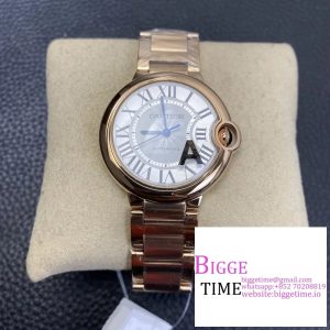 Ballon Bleu De Cartier 36mm RG White Dial RG Bracelet AF A2824