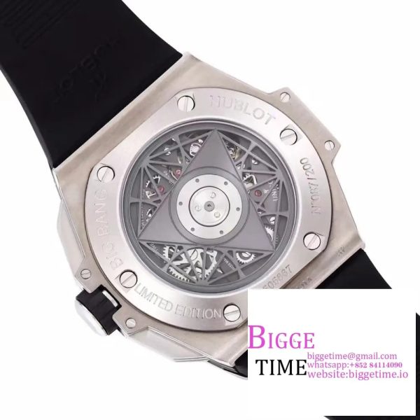 Big Bang Sang Bleu II Chrono 45mm Blue Dial Blue Rubber Strap BBF A1240 - Image 9
