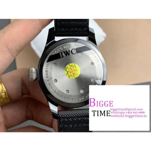 Big Pilot Real PR IW502003 Real Ceramic “Boutique Rodeo Drive” ZF 1:1 Best Edition on Black Nylon Strap A51111 - Image 9