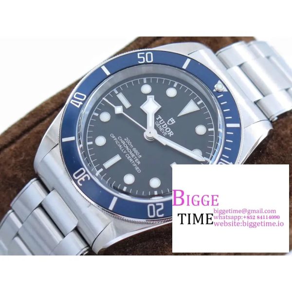 Black Bay 41mm Blue Dial SS Bracelet ZF A2824 - Image 4