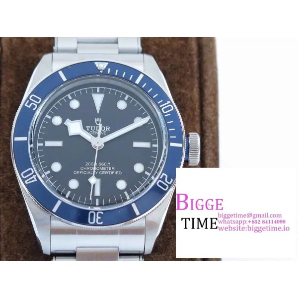 Black Bay 41mm Blue Dial SS Bracelet ZF A2824 - Image 5