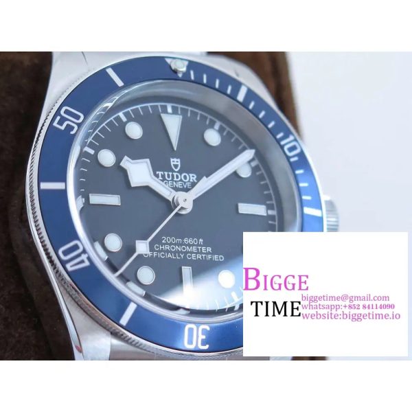 Black Bay 41mm Blue Dial SS Bracelet ZF A2824 - Image 3