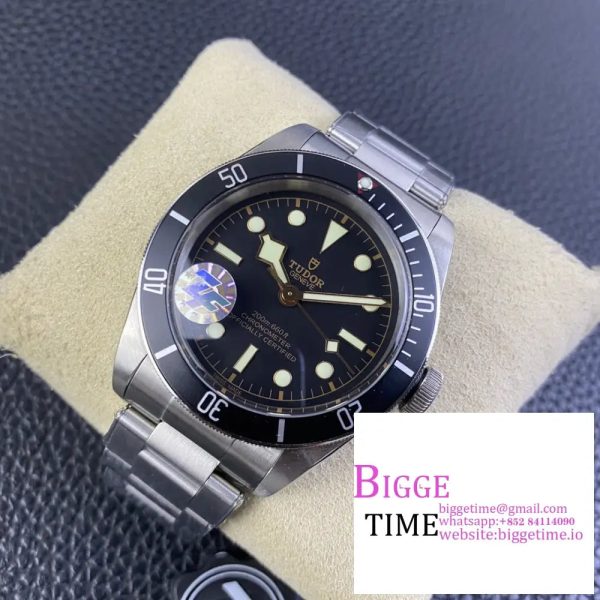 Black Bay 41mm Black Dial SS Bracelet ZF A2824 - Image 5