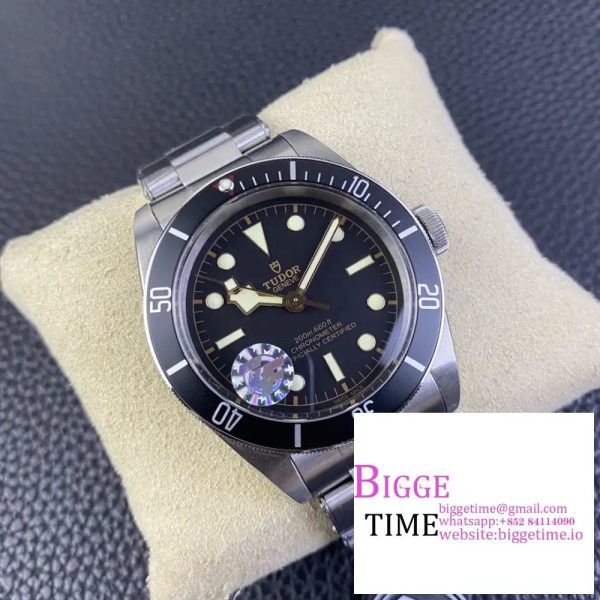 Black Bay 41mm Black Dial SS Bracelet ZF A2824 - Image 4
