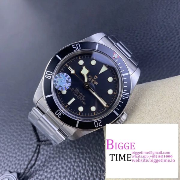 Black Bay 41mm Black Dial SS Bracelet ZF A2824 - Image 2