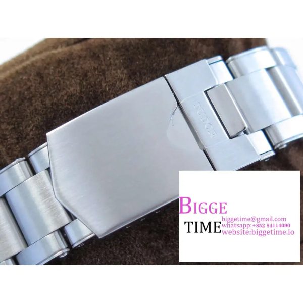 Black Bay 41mm Red Bezel Black Dial SS Bracelet ZF A2824 - Image 9