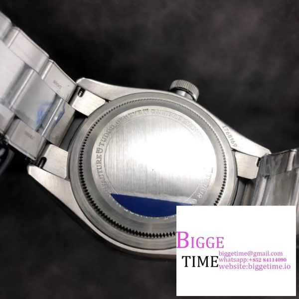 Black Bay GMT 41mm Blue/Red Bezel Black Dial SS Bracelet ZF A2836 - Image 9