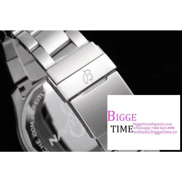 Breitling 41mm Navitimer 8 Black Dial SS Bracelet TF A2824 - Image 8
