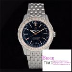 Breitling 41mm NAVITIMER Black/White Dial SS Bracelet V7F A2824