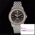 Breitling 41mm NAVITIMER RG Grey Dial SS Bracelet V7F A2824