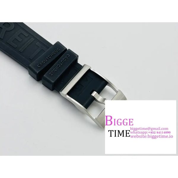 Breitling 42mm SUPEROCEAN Black Dial Black Rubber Strap TF A2824 - Image 9