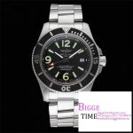Breitling 42mm SUPEROCEAN Black Dial SS Bracelet TF A2824