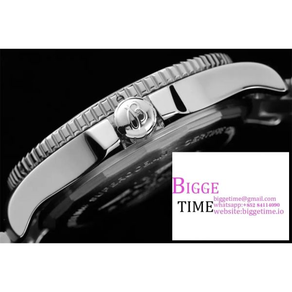 Breitling 42mm SUPEROCEAN Black Dial SS Bracelet TF A2824 - Image 5