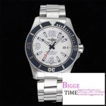 Breitling 42mm SUPEROCEAN White Dial SS Bracelet TF A2824
