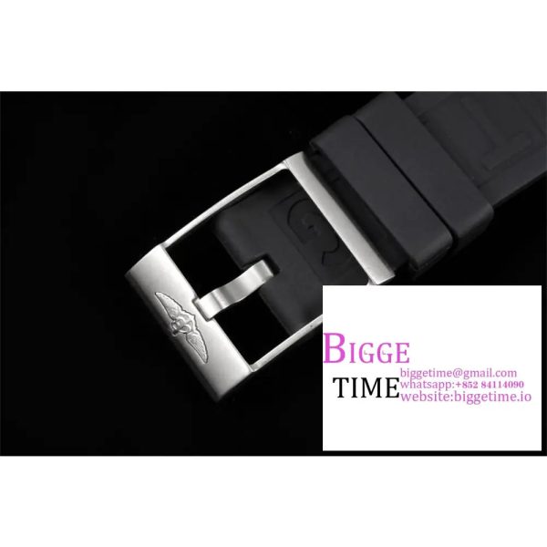 Breitling 42mm SUPEROCEAN Yellow/Black Dial Black Rubber Strap TF A2824 - Image 9