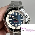 Breitling 44mm SUPEROCEAN Ceramic Blue Dial SS Bracelet TF A2824