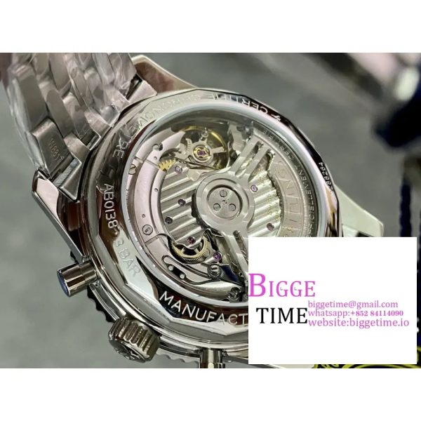 Breitling Chrono 43mm NAVITIMER B01 Champagne/Black Dial SS Bracelet BLSF A7750 - Image 7