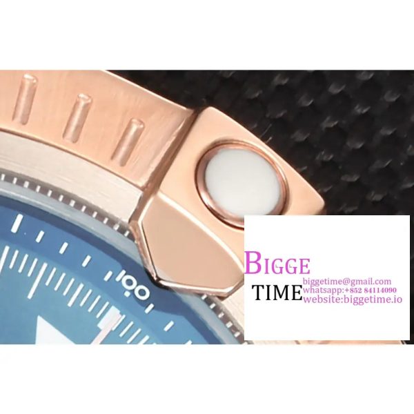 Breitling Chrono 45mm AVENGER RG Grey/Black Dial Black Leather Strap BLSF A7750 - Image 5