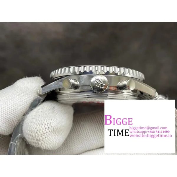 Breitling - Navitimer B01 Chronograph SS/SS Blue/Blk GF A7750 Mod - Image 9