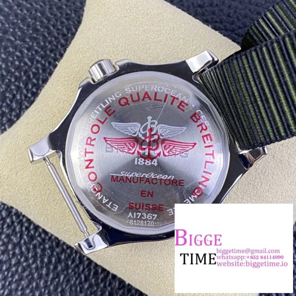 Breitling - Superocean 44mm SS/NY Green TF Asia 2824 - Image 9