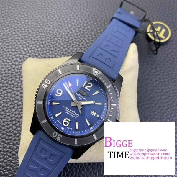Breitling - Superocean 44mm SS/RU Blue TF Asia 2824 - Image 9