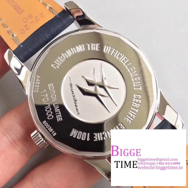 Breitling - Transocean Day Date SS/LE Blue V7F Asia 2824 - Image 7