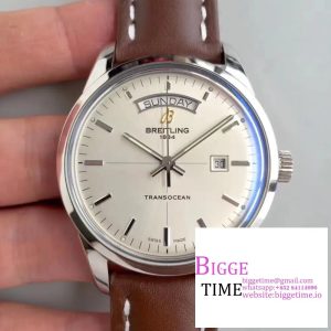 Breitling - Transocean Day Date SS/LE White V7F Asia 2824