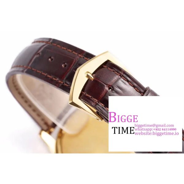 Calatrava 5227R RG ZF 1:1 Best Edition White Dial on Brown Leather Strap A324CS - Image 8