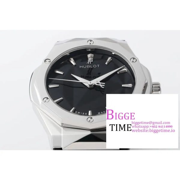 Classic Fusion 40mm Black Dial Black Rubber Strap APSF A1110 - Image 2