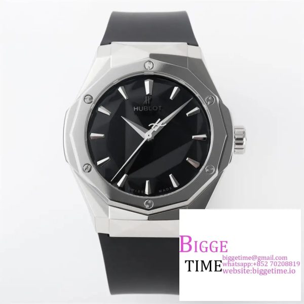 Classic Fusion 40mm Black Dial Black Rubber Strap APSF A1110