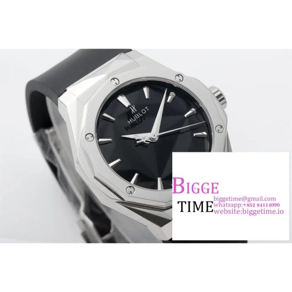 Classic Fusion 40mm Black Dial Black Rubber Strap APSF A1110 - Image 3