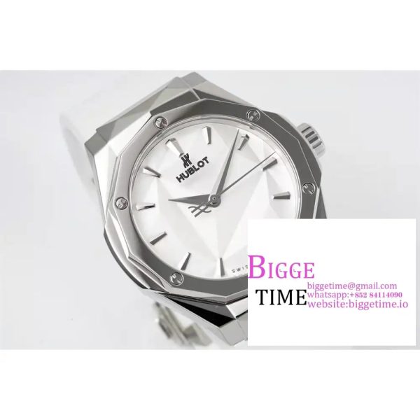 Classic Fusion 40mm White Dial White Rubber Strap APSF A1110 - Image 2