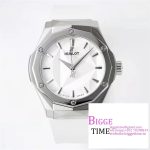 Classic Fusion 40mm White Dial White Rubber Strap APSF A1110