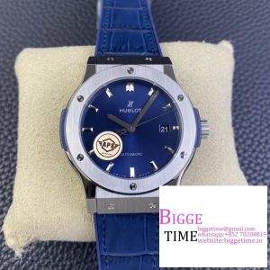 Classic Fusion 42mm Blue Dial Blue Rubber Strap APSF A1110