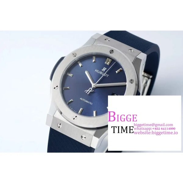 Classic Fusion 42mm Blue Dial Blue Rubber Strap JJ+F A1110 - Image 2