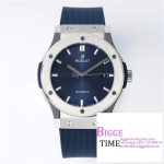 Classic Fusion 42mm Blue Dial Blue Rubber Strap JJ+F A1110