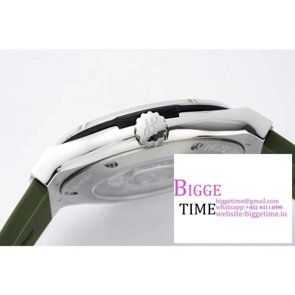 Classic Fusion 42mm Green Dial Green Leather Strap JJ+F A1110 - Image 6