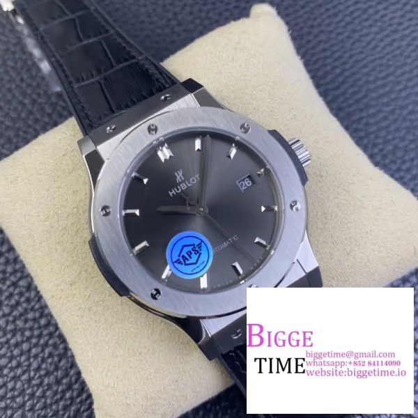 Classic Fusion 42mm Grey Dial Black Rubber Strap APSF A1110 - Image 2