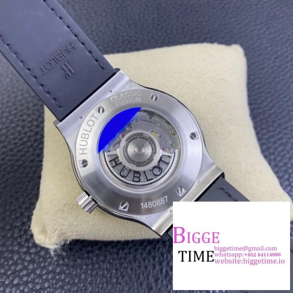Classic Fusion 42mm Grey Dial Black Rubber Strap APSF A1110 - Image 8