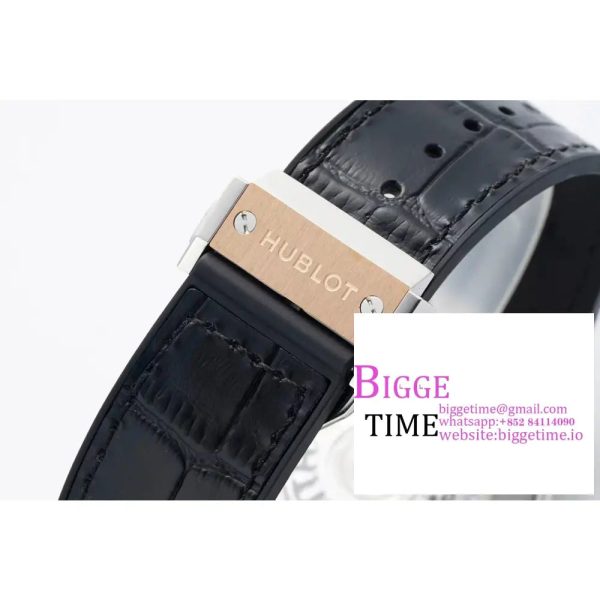 Classic Fusion 42mm RG Black Dial Black Leather Strap JJ+F A1110 - Image 6