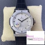 Classic Fusion 42mm White Dial Black Leather Strap APSF A1110