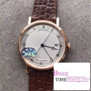 Classique5177-15 38mm RG White Dial Brown Leather Strap MKSF MY9015