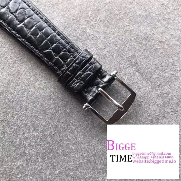 Classique5177-15 38mm White Dial Black Leather Strap MKSF MY9015 - Image 7