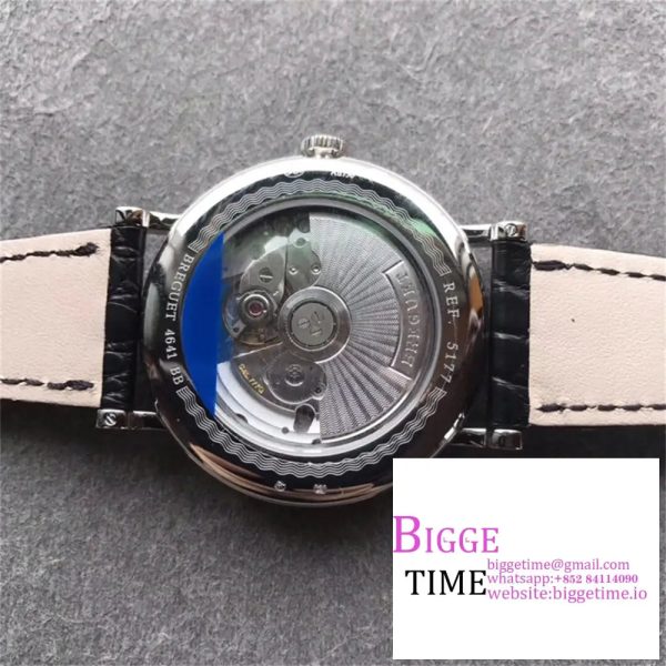 Classique5177-29 38mm White Dial Black Leather Strap MKSF MY9015 - Image 7